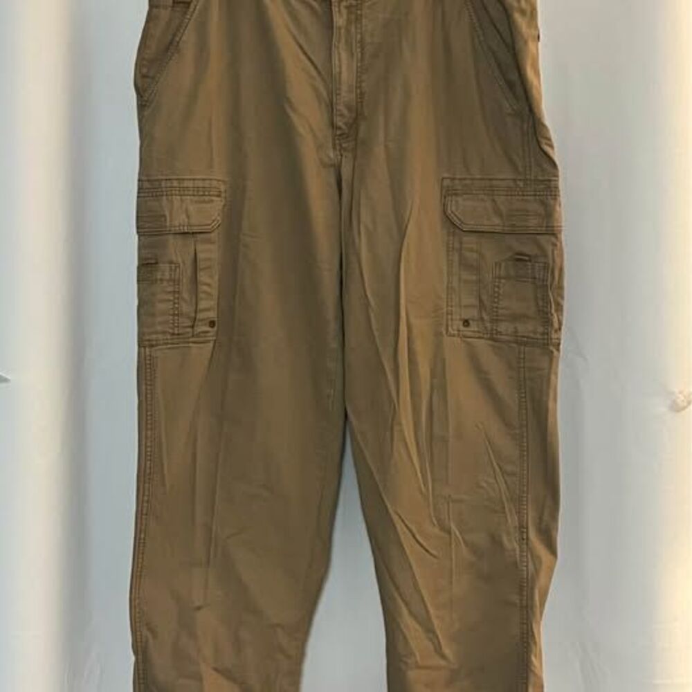 RedHead Pants Mens 40x30 Cargo Flat Front Straight Khaki Brown Outdoors